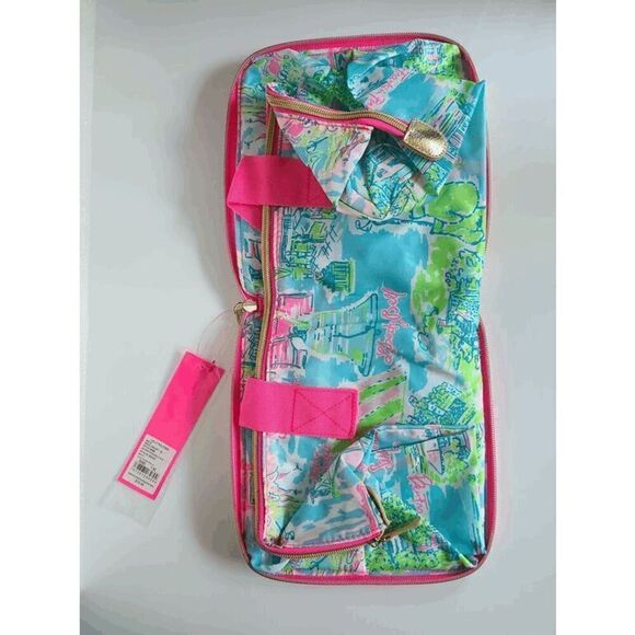 💗 LILLY PULITZER Getaway Packable Philly Print Large Tote NEW WITH TAGS - Picture 11 of 12